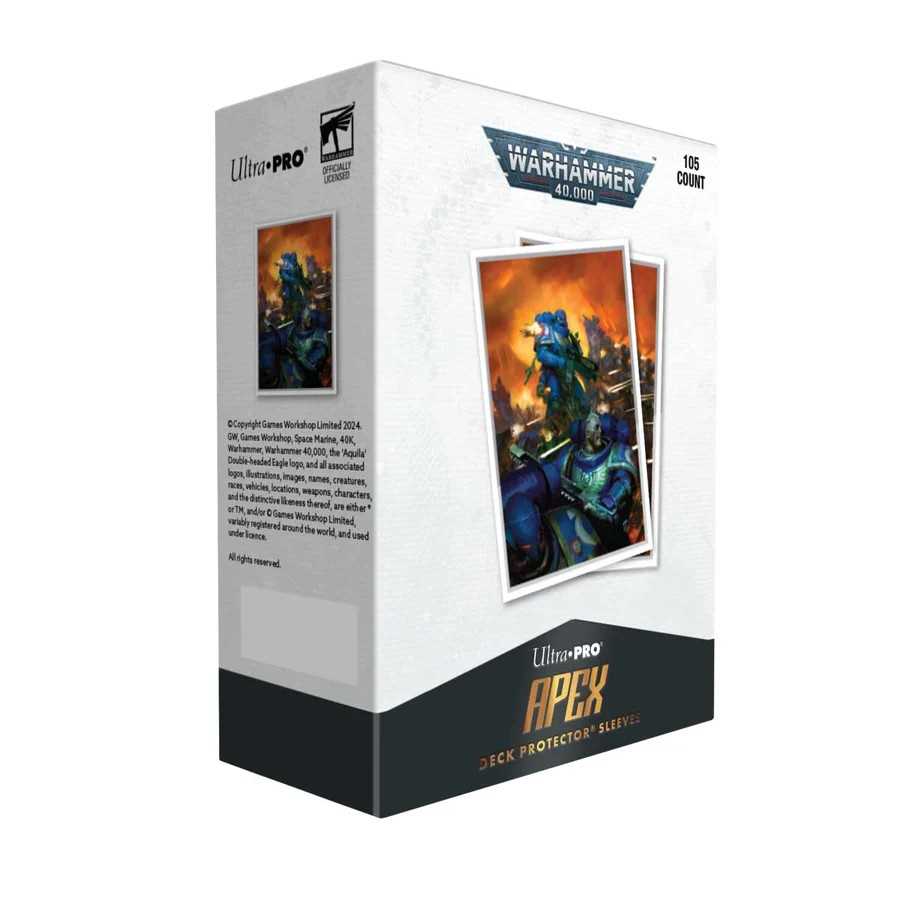 Warhammer 40,000: Space Marines - Adeptus Astartes 105ct Apex Deck Protector Sleeves