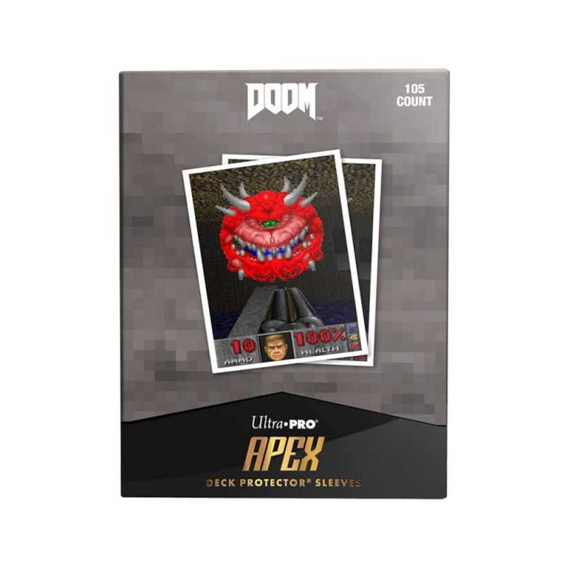 Bethesda Doom - 105ct Apex Deck Protector Sleeves Cacodemon