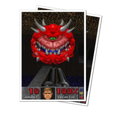 Bethesda Doom - 105ct Apex Deck Protector Sleeves Cacodemon