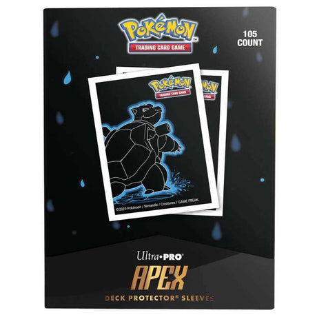 Pokémon Neon Kanto Apex Deck Protector Sleeves - Blastoise (105ct)