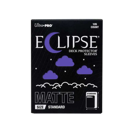 Eclipse Matte Standard Deck Protector Sleeves: Royal Purple - 105ct