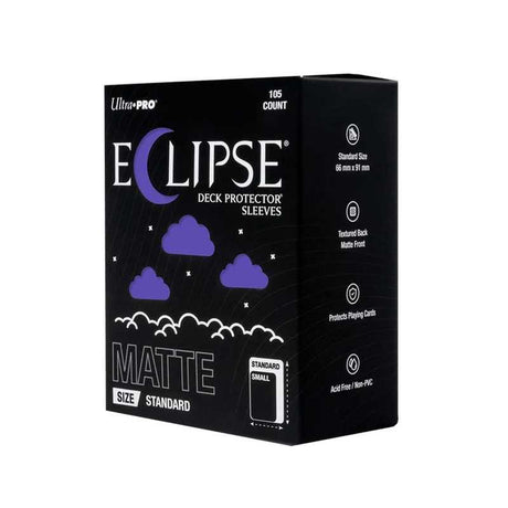 Eclipse Matte Standard Deck Protector Sleeves: Royal Purple - 105ct