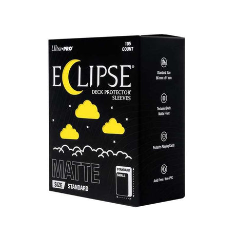 Eclipse Matte Standard Deck Protector Sleeves: Lemon Yellow - 105ct