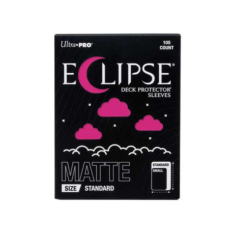 Eclipse Matte Standard Deck Protector Sleeves: Hot Pink - 105ct