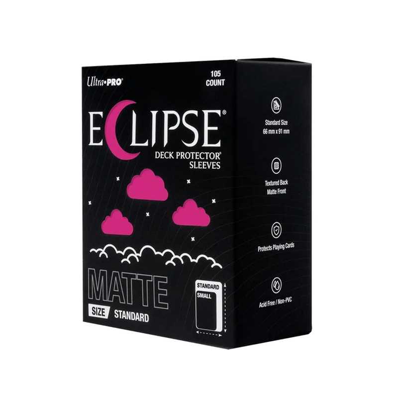 Eclipse Matte Standard Deck Protector Sleeves: Hot Pink - 105ct
