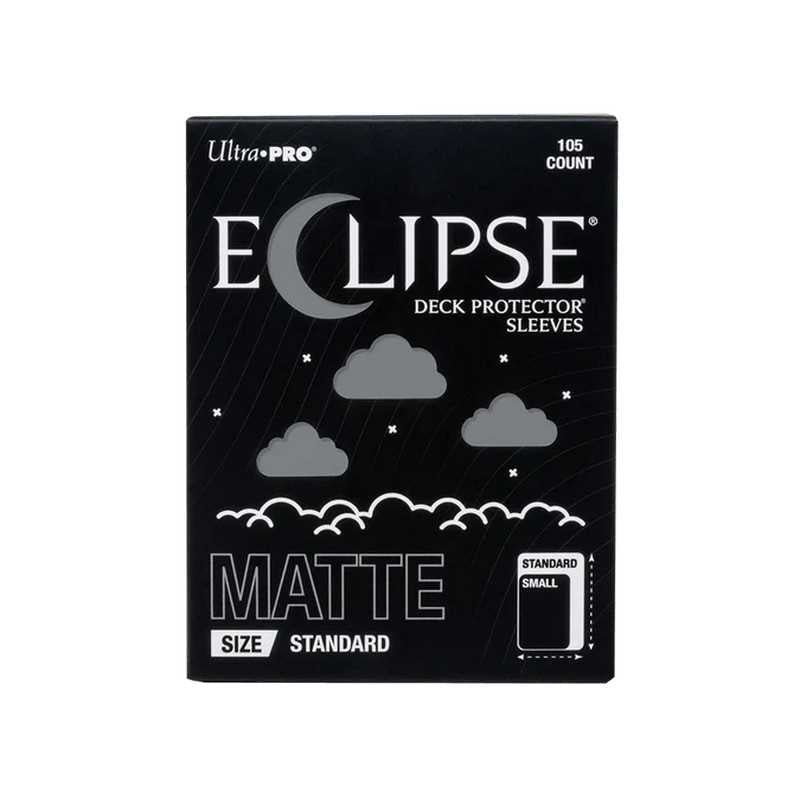 Eclipse Matte Standard Deck Protector Sleeves: Smoke Grey - 105ct