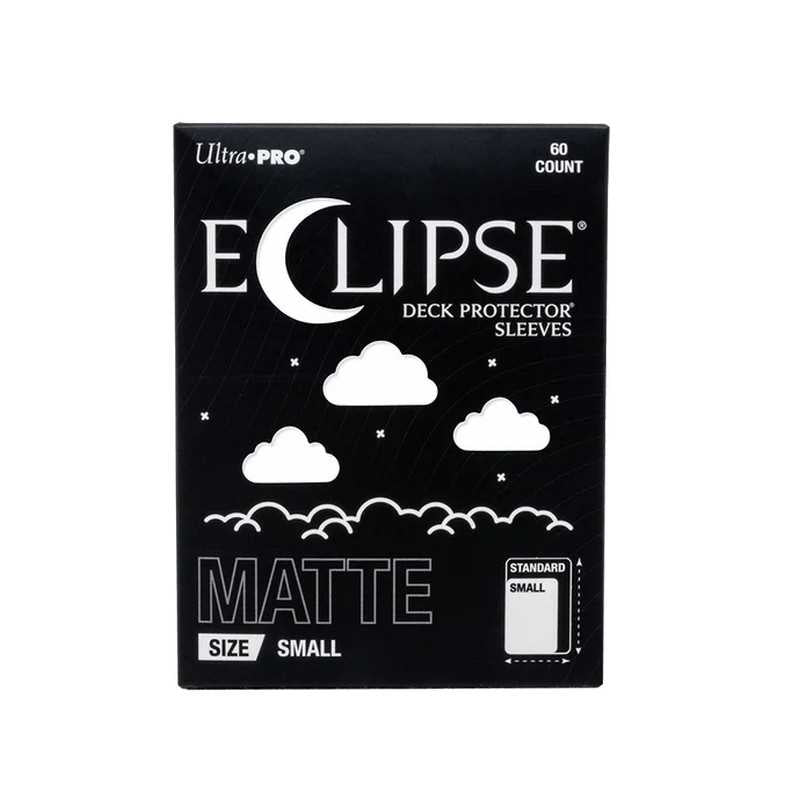 Eclipse Matte Small Deck Protector Sleeves: Arctic White - 60ct