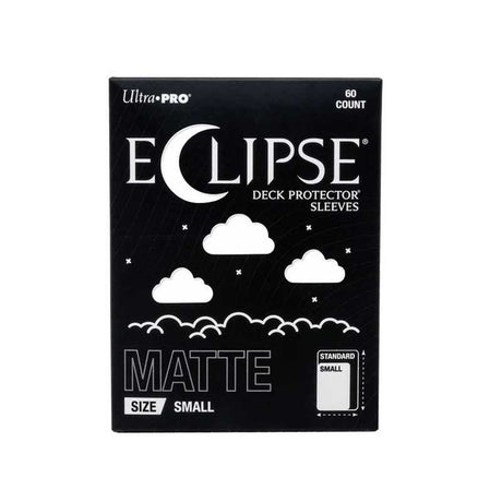 Eclipse Matte Small Deck Protector Sleeves: Arctic White - 60ct