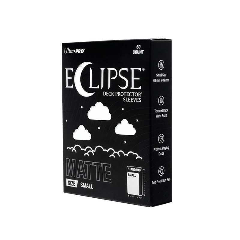 Eclipse Matte Small Deck Protector Sleeves: Arctic White - 60ct