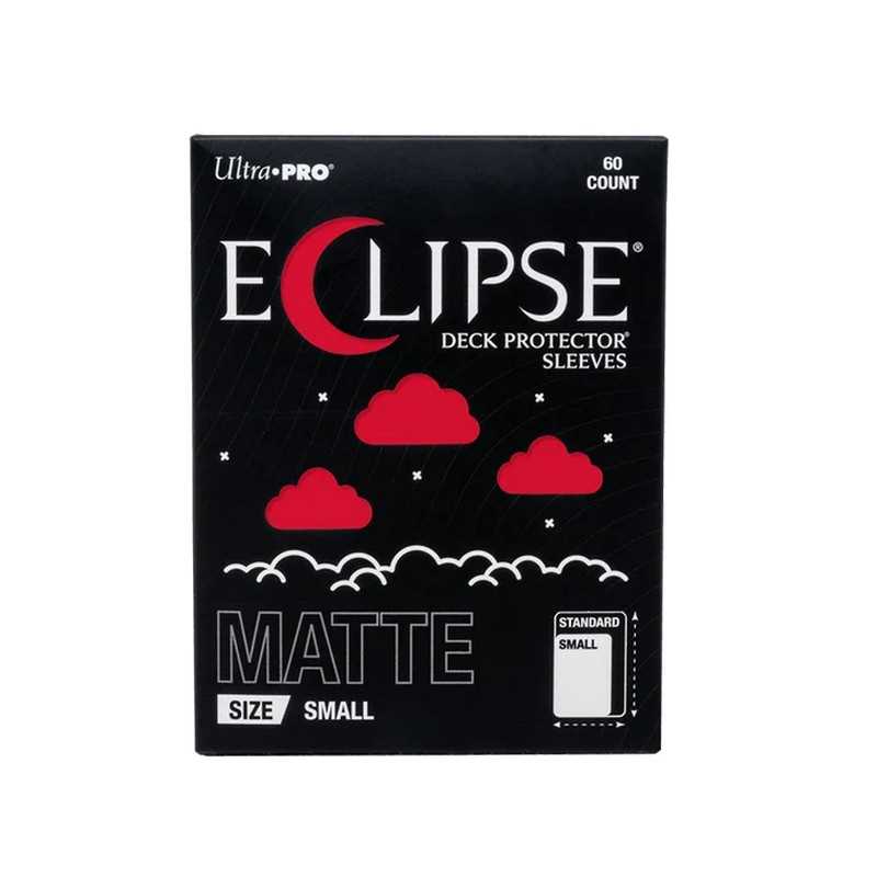 Eclipse Matte Small Deck Protector Sleeves: Apple Red - 60ct