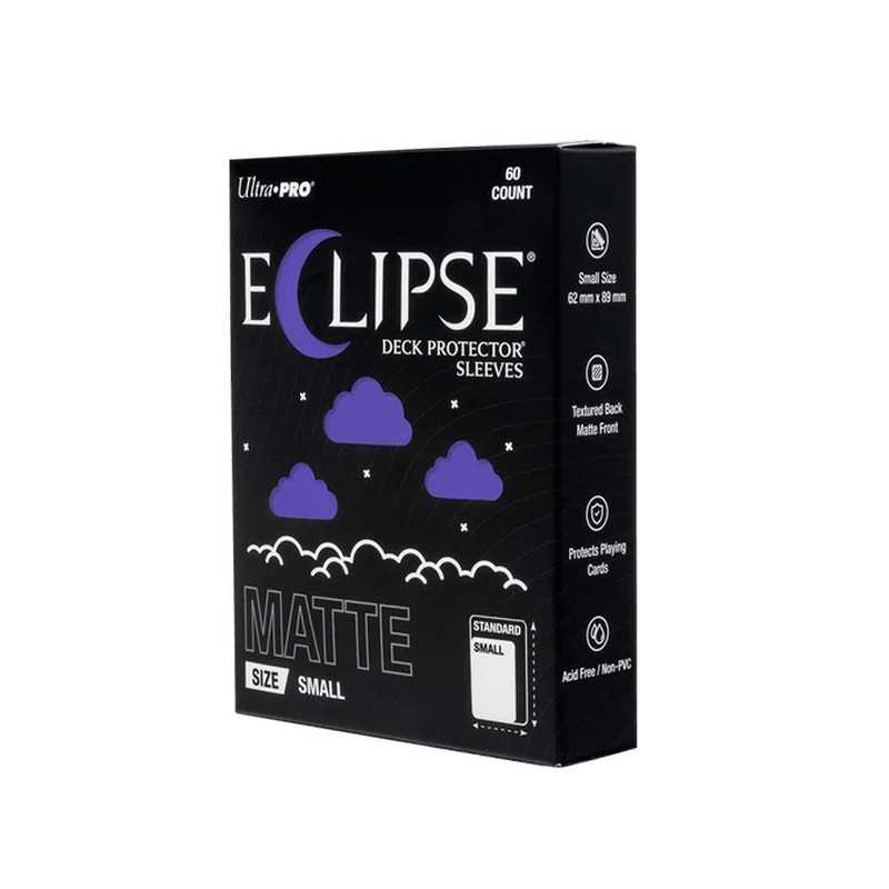 Eclipse Matte Small Deck Protector Sleeves: Royal Purple - 60ct