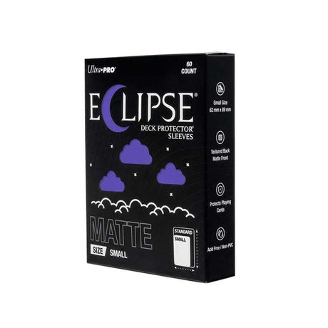 Eclipse Matte Small Deck Protector Sleeves: Royal Purple - 60ct
