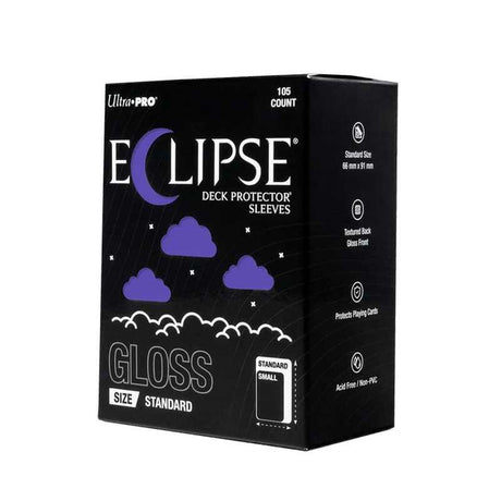 Eclipse Gloss Standard Deck Protector Sleeves: Royal Purple - 105ct