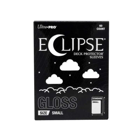Eclipse Gloss Small Deck Protector Sleeves: Arctic White - 60ct