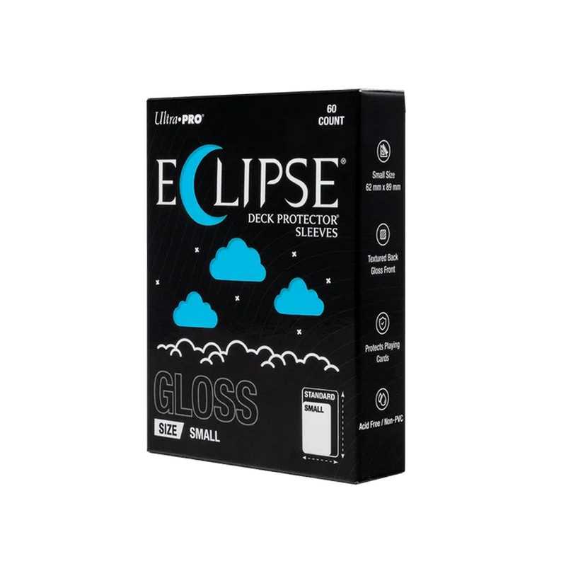 Eclipse Gloss Small Deck Protector Sleeves: Sky Blue - 60ct