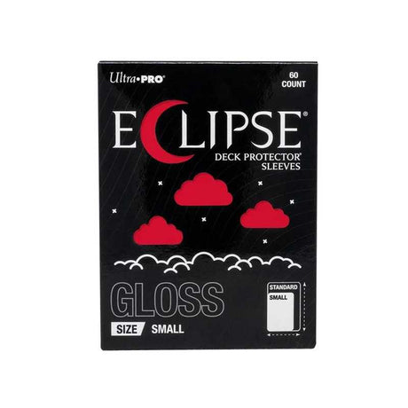 Eclipse Gloss Small Deck Protector Sleeves: Apple Red - 60ct