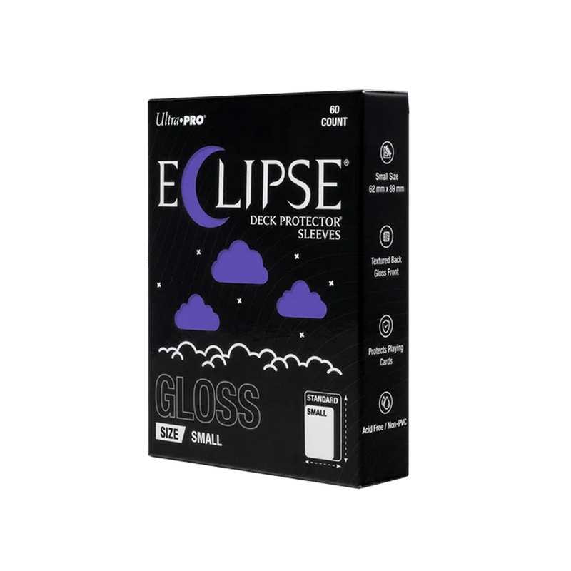 Eclipse Gloss Small Deck Protector Sleeves: Royal Purple - 60ct