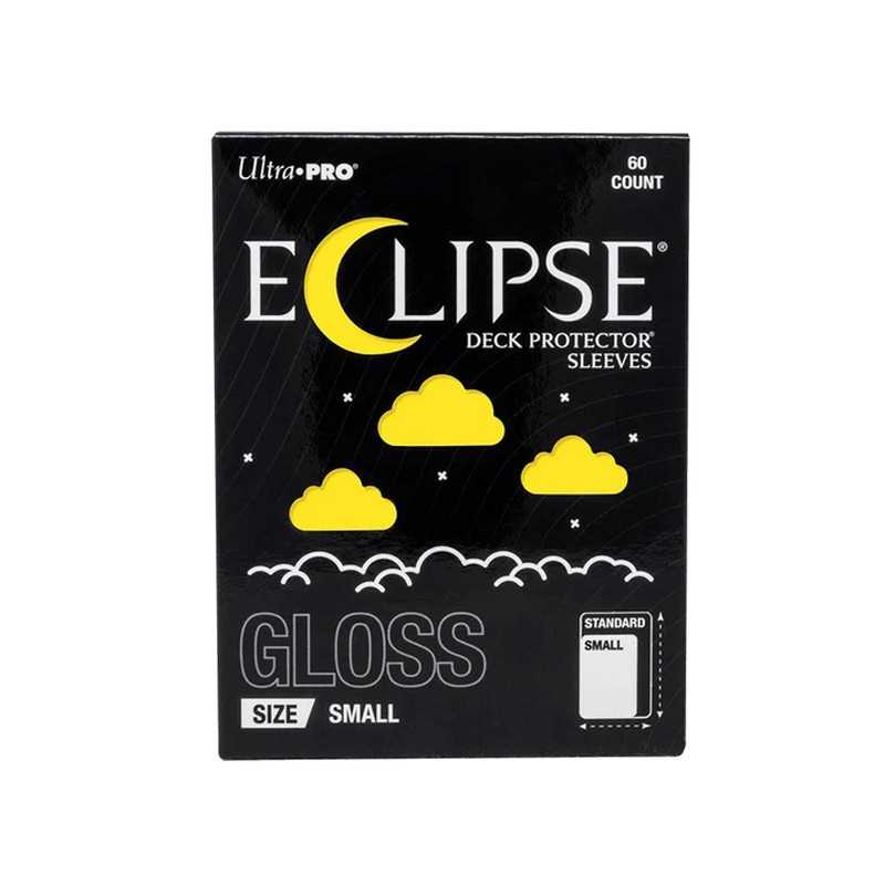 Eclipse Gloss Small Deck Protector Sleeves: Lemon Yellow - 60ct