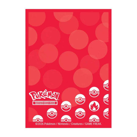 Pokémon Energy Deck Protector Sleeves - Fire Type (65ct)