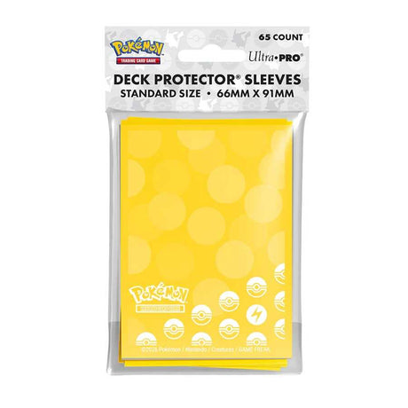 Pokémon Energy Deck Protector Sleeves - Lightning Type (65ct)