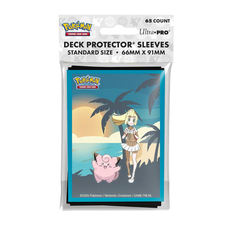 Pokémon: Lillie and Clefairy 65ct Deck Protectors Sleeves