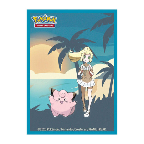 Pokémon: Lillie and Clefairy 65ct Deck Protectors Sleeves