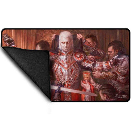 Magic: The Gathering - Commander Series - Release 3- Enemy Color- Q3 2024 Black Stitched Playmat- Edgar - Fan Vote