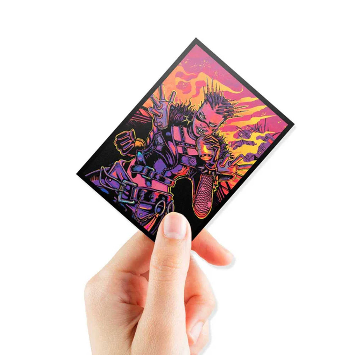 Magic: The Gathering - 2025 Multiplanar Race Set 100ct Deck Protector Sleeves Borderless Racer 4