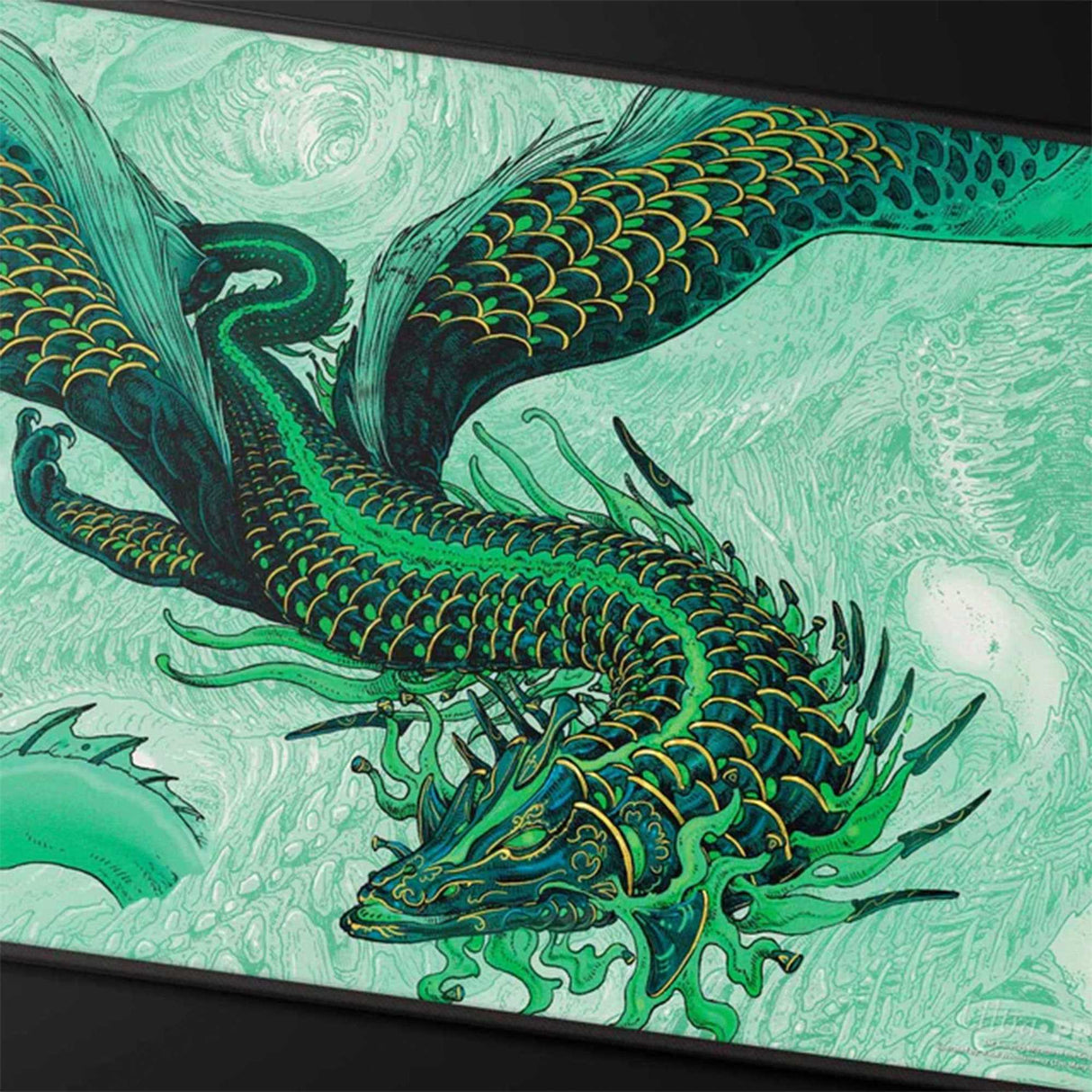 Magic: The Gathering - Return to Tarkir Black Stitched Playmat - Sultai