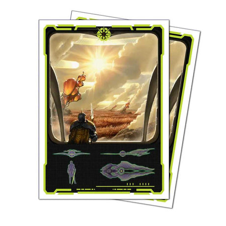 Magic: The Gathering - Edge of Eternities 105ct Apex Deck Protector Sleeves - White Mythic