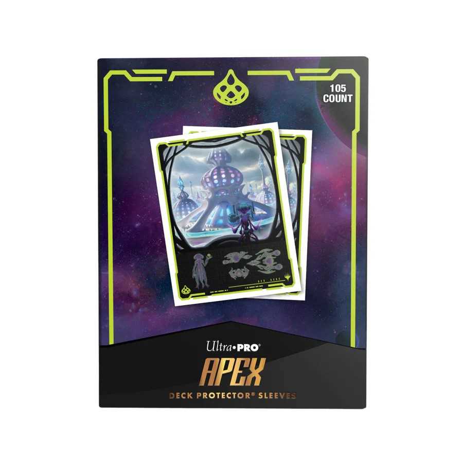 Magic: The Gathering - Edge of Eternities 105ct Apex Deck Protector Sleeves - Blue Mythic