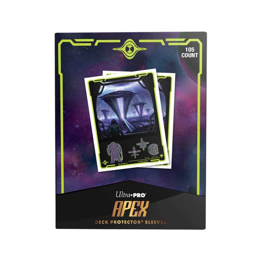 Magic: The Gathering - Edge of Eternities 105ct Apex Deck Protector Sleeves - Black Mythic