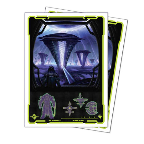 Magic: The Gathering - Edge of Eternities 105ct Apex Deck Protector Sleeves - Black Mythic