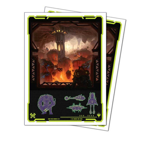 Magic: The Gathering - Edge of Eternities 105ct Apex Deck Protector Sleeves - Red Mythic