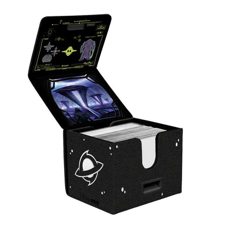 Magic: The Gathering - Edge of Eternities Premium Alcove Edge Deck Box - Interior Printing Black Mythic