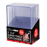 3in x 4in Super Thick 360pt Toploaders (5 pack)