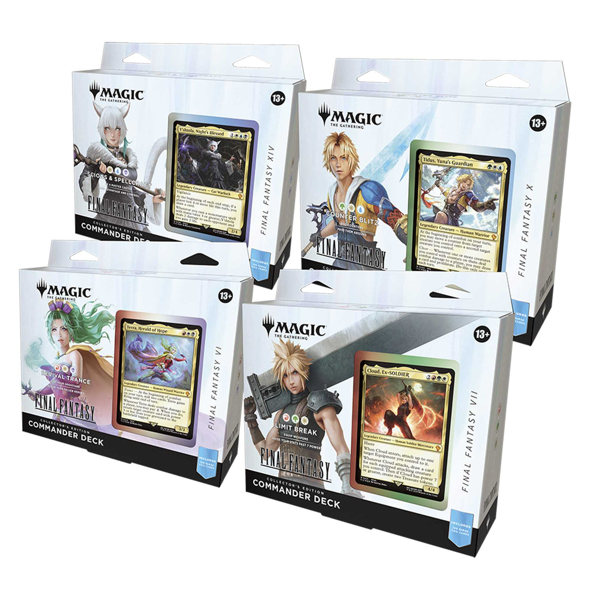 final fantasy mtg alt arts Magic: The Gathering: Final Fantasy Collector Commander Deck – Asmodee UK