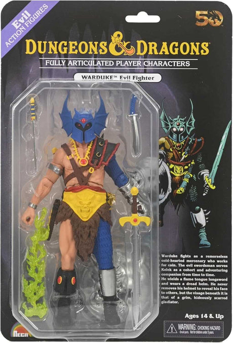 Dungeons & Dragons 7inch Scale Action Figure - Limited 50th Anniversary Edition Warduke Figure