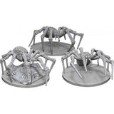 D&D Unpainted Miniatures: Spiders