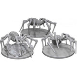 D&D Unpainted Miniatures: Spiders