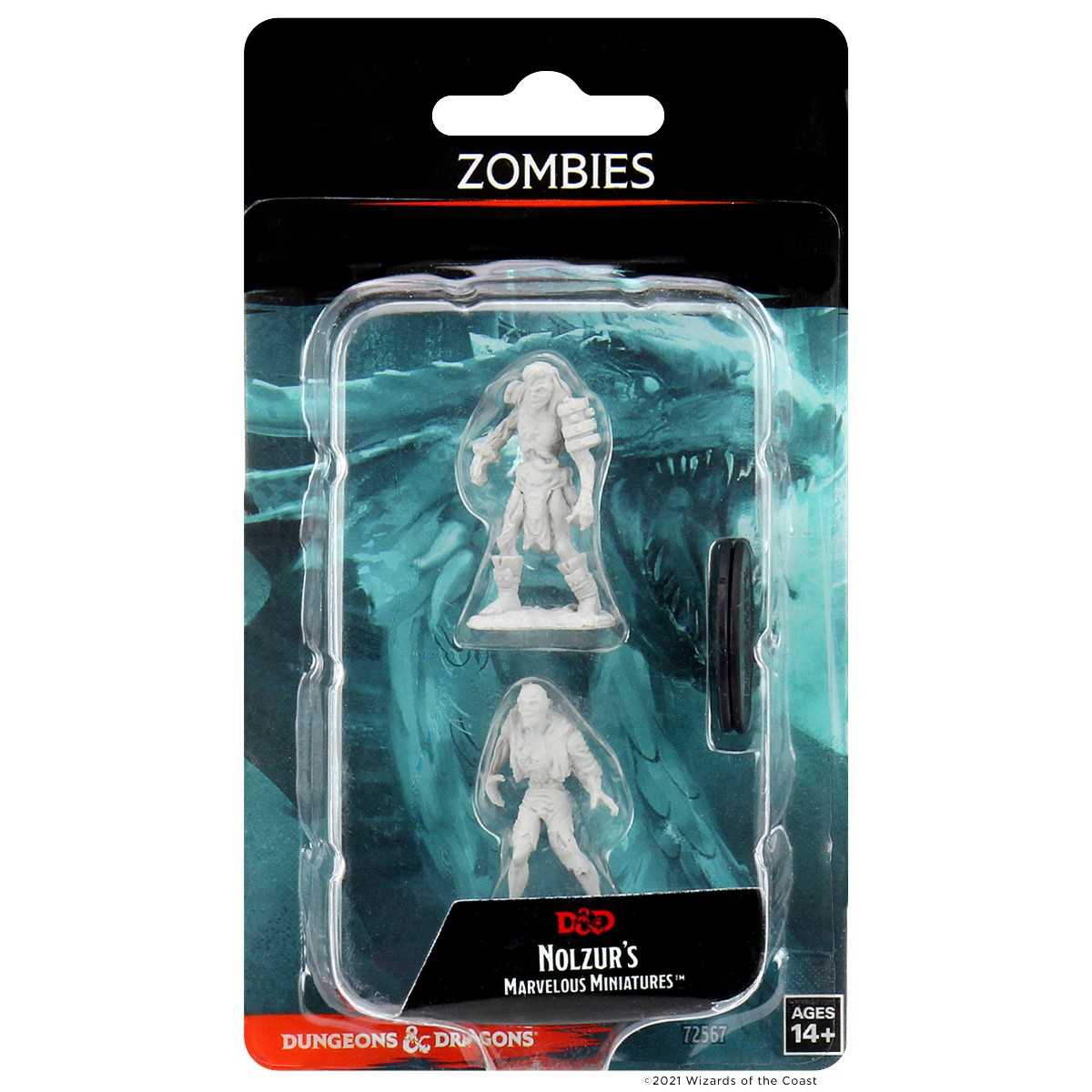 D&D Unpainted Miniatures: Zombies