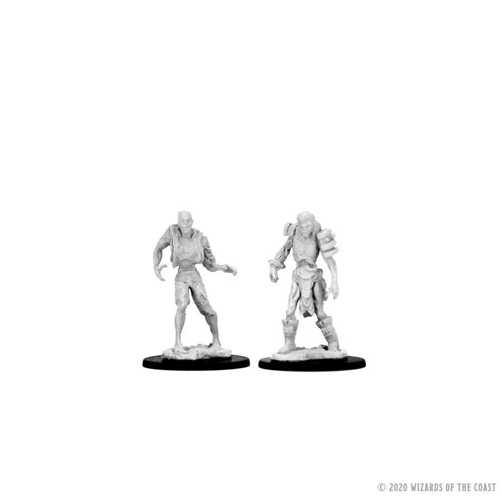 D&D Unpainted Miniatures: Zombies
