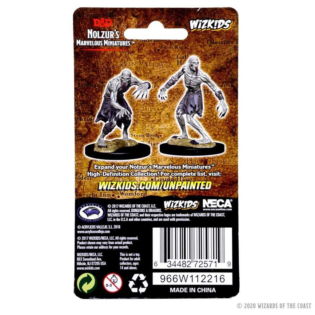 D&D Unpainted Miniatures: Ghouls