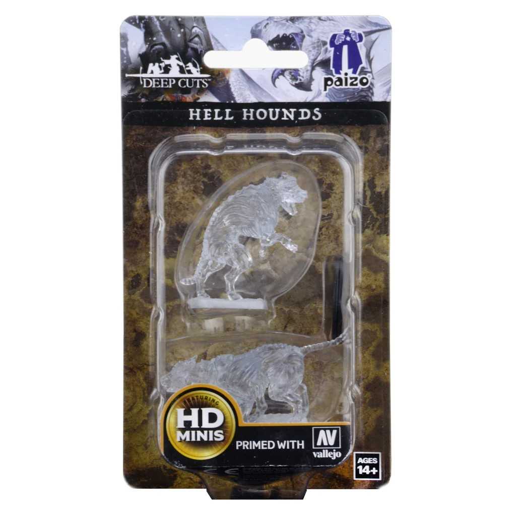 Pathfinder Deep Cuts Unpainted Miniatures: Hell Hounds