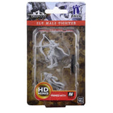 Pathfinder Deep Cuts Unpainted Miniatures: Elf Male Fighter