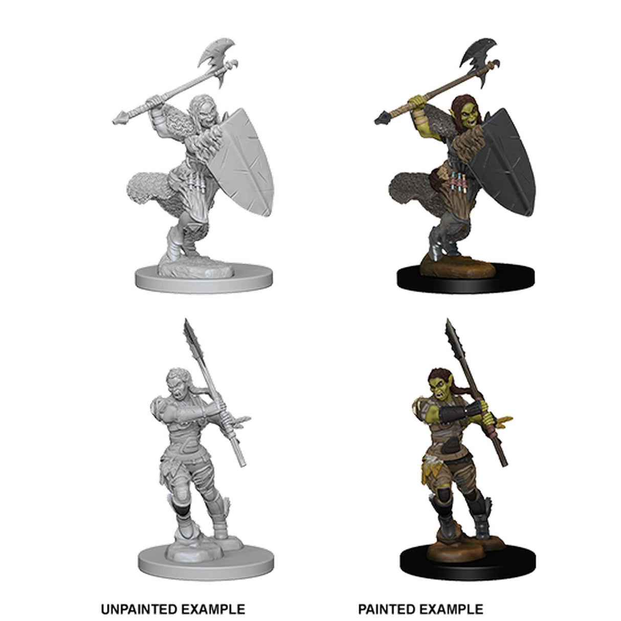 Pathfinder Deep Cuts Unpainted Miniatures: Half-Orc Female Barbarian