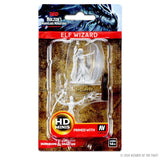 D&D Unpainted Miniatures: Elf Female Wizard