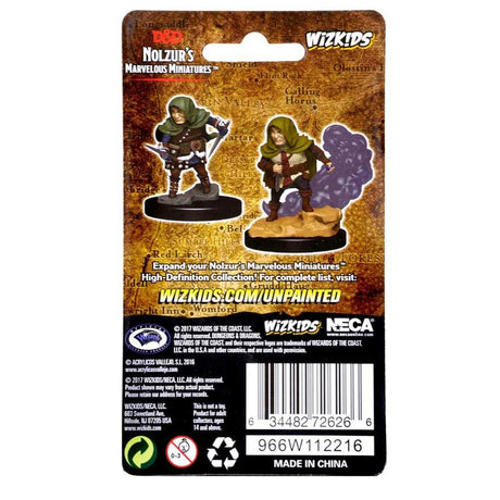 D&D Unpainted Miniatures: Halfling Male Rogue