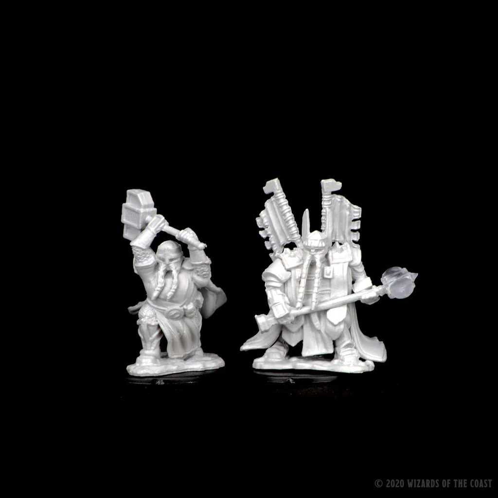 D&D Unpainted Miniatures: Dwarf Male Paladin