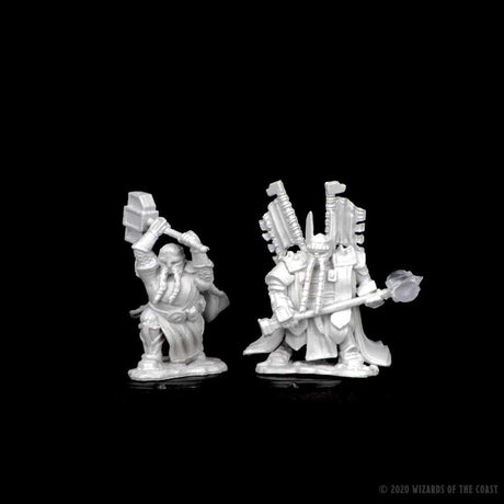 D&D Unpainted Miniatures: Dwarf Male Paladin
